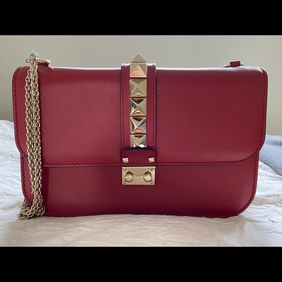 Valentino Garavani Handbags - Red Valentino lick side bag